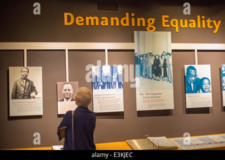 Topeka, Kansas - Brown v. Board Of Education National Historic Site. Stockfoto