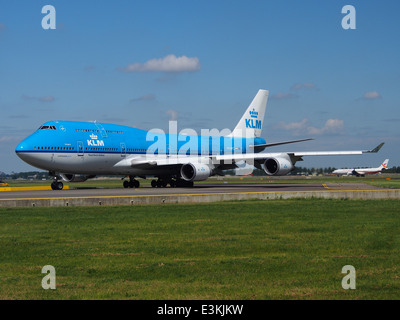 PH-BFC KLM Royal Dutch Airlines Boeing 747-406(M) Rollen auf dem Flughafen Schiphol (AMS - EHAM), die Niederlande, Mai 18. 2014, Pic-4 Stockfoto