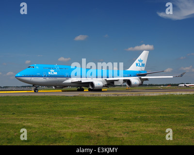 PH-BFC KLM Royal Dutch Airlines Boeing 747-406(M) Rollen auf dem Flughafen Schiphol (AMS - EHAM), die Niederlande, Mai 18. 2014, Pic-5 Stockfoto