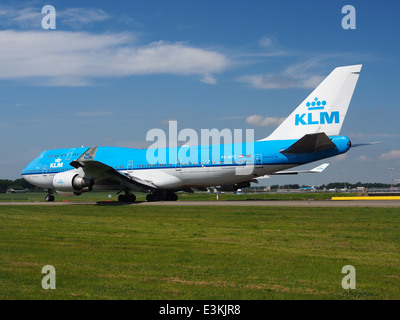 PH-BFC KLM Royal Dutch Airlines Boeing 747-406(M) Rollen auf dem Flughafen Schiphol (AMS - EHAM), die Niederlande, Mai 18. 2014, Pic-7 Stockfoto