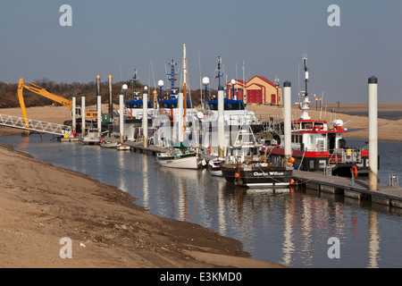 Brunnen neben dem Meer neue Neuer Hafen Stockfoto