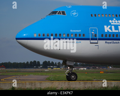 PH-BFG Boeing 747-406 KLM Royal Dutch Airlines Rollen auf dem Flughafen Schiphol (AMS - EHAM), die Niederlande, Mai 18. 2014, Pic-7 Stockfoto