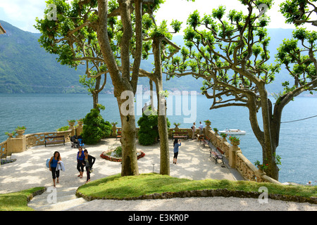 Villa Balbianello Garten Gärten, Lenno, Comer See, Italien Stockfoto