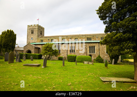 St. Andreas Kirche, Dent, Yorkshire Dales Nationalpark, Cumbria, England, Vereinigtes Königreich. Stockfoto