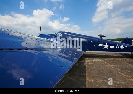 Buche Expeditor Modell 18 Baujahr 1952 Bruntingthorpe Flugplatz Leicestershire UK Stockfoto