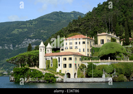 Villa Balbianello, Lenno, Comer See, Italien Stockfoto