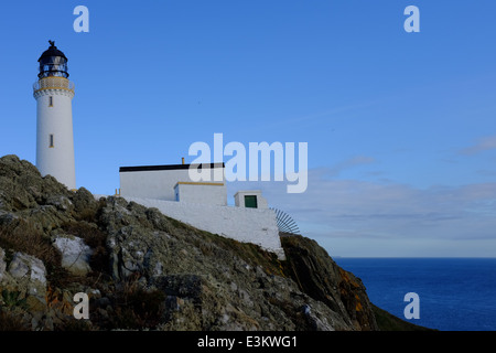 Der Leuchtturm auf den Mull of Galloway Stockfoto