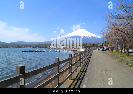 Mt.Fuji am Yamanaka-See, Yamanashi, Japan Stockfoto