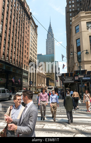 New York City mit Empire State Building Stockfoto