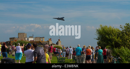 Vulcan Bomber Militärflugzeuge, früher von der britischen RAF an der Weston Air Festival Oldenburg 22. Juni 2014 Stockfoto