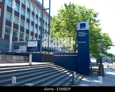 Byrom Street Campus der John Moores University in Liverpool Merseyside UK Stockfoto