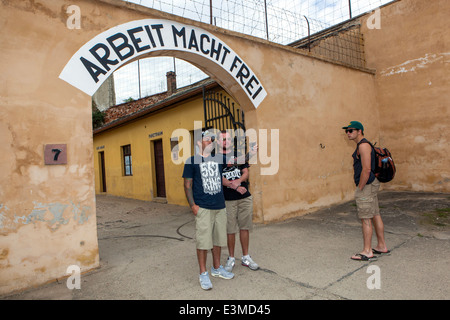 Kleine Festung Theresienstadt, Tschechische Republik Stockfoto