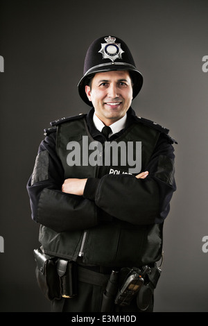 Porträt von zuversichtlich Polizist Stockfoto