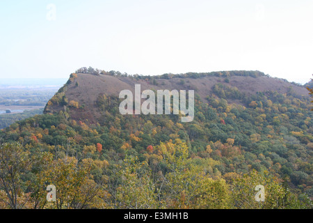 Großen Bluffs Flusspark in Minnesota Stockfoto