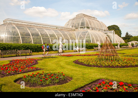 Das Palmenhaus in Kew Royal Botanic Garden, London, UK Stockfoto