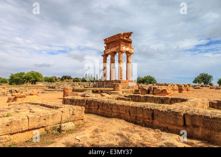 Tempel der Dioskuren im Tal der Tempel Stockfoto