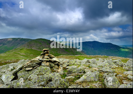 Hart Crag über Fairfield und heiligen Sonntag Klippen Stockfoto