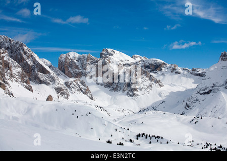 Die Geisler Geislerspitzen Selva Val Gardena-Dolomiten-Italien Stockfoto