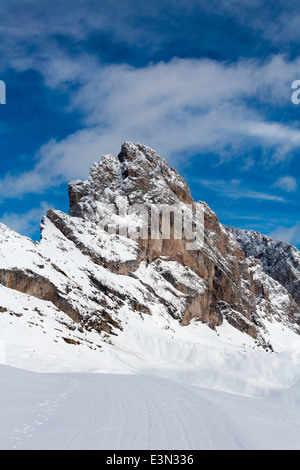 Die Geisler Geislerspitzen Selva Val Gardena-Dolomiten-Italien Stockfoto