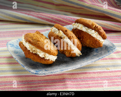 Ahorn-Walnuss cookies Stockfoto