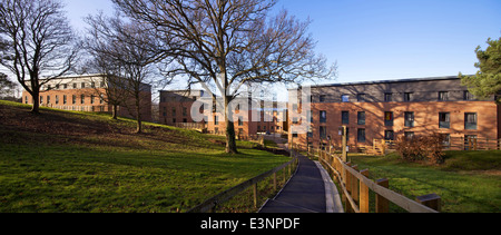 Birks Hall University of Exeter Exeter. Willmore Iles Architekten haben eine große Entwicklung der studentisches Wohnen am abgeschlossen. Stockfoto