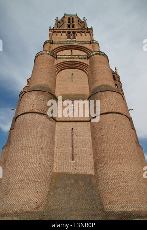 Sainte Cecile Kathedrale Glockenturm Albi France Stockfoto