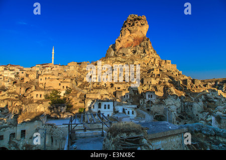 Panoramablick auf Ortahisar Dorf Stockfoto