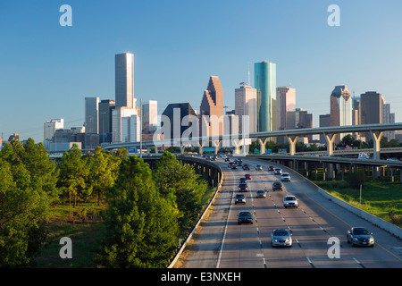 Houston City Skyline, Texas, Vereinigte Staaten von Amerika Stockfoto
