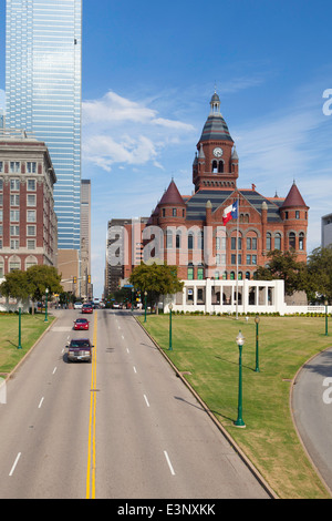 Grashügel (Website der Kennedy-Ermordung), Dealey Plaza Historic District, West End, Dallas, Texas, Vereinigte Staaten von Amerika Stockfoto