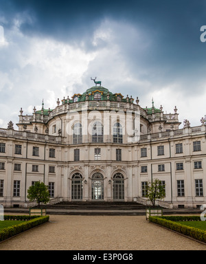 Stupinigi, Italien. Detail der Palazzina di Stupinigi Exterieur, königliche Residenz seit 1946. Stockfoto