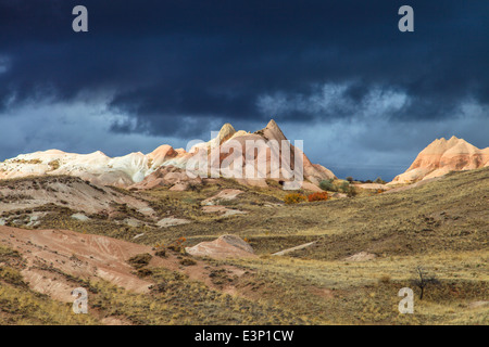 Farbige Felsen Bildung in Kappadokien Stockfoto