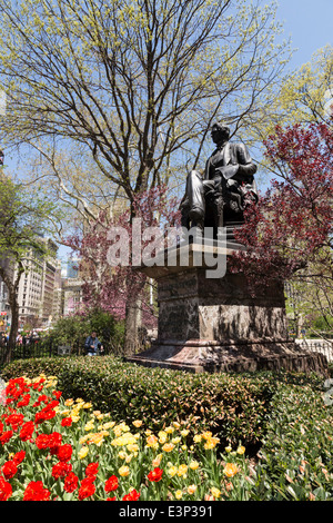 William Henry Seward Sr. Statue, Madison Square Park bei 23nd Street und Fifth Avenue, New York Stockfoto