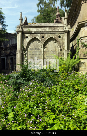 Friedhof - Camden - London Highgate (West) Stockfoto