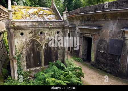 Kreis der Libanon - Friedhof - Camden - London Highgate (West) Stockfoto