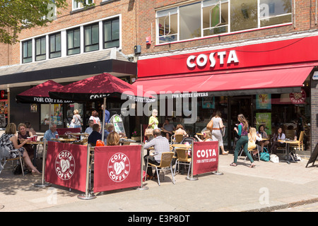 Costa Coffee - Berkhamsted High Street - Hertfordshire Stockfoto