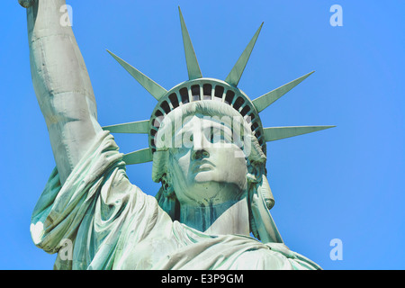 Freiheitsstatue auf Liberty Island, New York Stockfoto