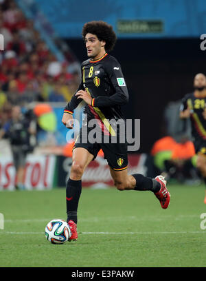 Sao Paulo, Brasilien. 26. Juni 2014. World Cup-Finale 2014, Gruppenphase. Südkorea gegen Belgien. Marouane Fellaini-Bakkaoui (Belgien) Credit: Aktion Plus Sport/Alamy Live-Nachrichten Stockfoto