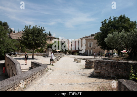 Oppede le Vieux Frankreich Provence Stockfoto