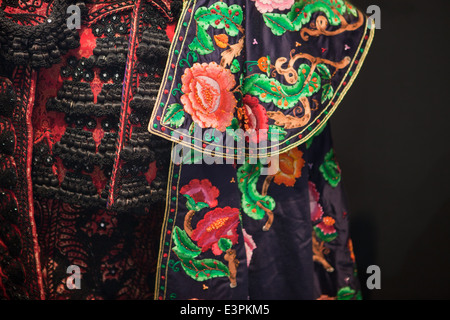 Detail von einem Traje de Luces Costum eines Toreros, Spanien Stockfoto