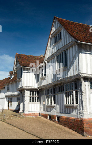 UK England, Suffolk, Lavenham, Marktplatz, Guildhall von Corpus Christi Stockfoto