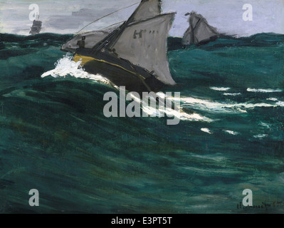 Claude Monet - die grüne Welle - 1867 - MET Museum - New York Stockfoto
