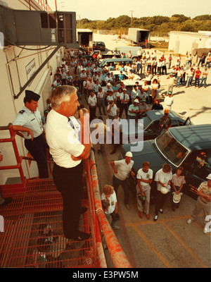 Convair/General Dynamics Anlage und Personal Stockfoto