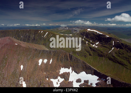 Aonach Beag und den Carn Mor Dearg Arete von Ben Nevis, Lochaber Stockfoto