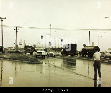 Der Convair/General Dynamics Atlas, der von 1960 bis 1969 eingesetzt wurde, war ein wichtiger Bestandteil der Raketen- und Raumfahrtprogramme der US Air Force. Die Atlas ICBM (Intercontinental Ballistic Missile) war während des Kalten Krieges kritisch für nukleare Abschreckung und Weltraumforschung. Stockfoto