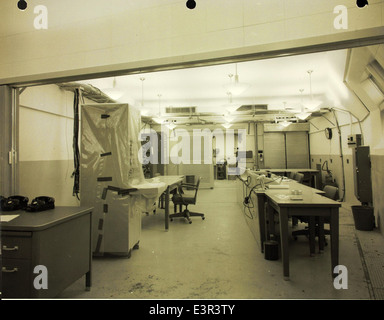 Der Convair/General Dynamics Atlas war eine Reihe interkontinentaler ballistischer Raketen (ICBM), die während des Kalten Krieges entwickelt wurden. Die Atlas-Rakete wurde zwischen 1960 und 1969 eingesetzt und war die erste ICBM im US-Arsenal und spielte eine Schlüsselrolle bei der nuklearen Abschreckung in den ersten Jahren des Kalten Krieges. Stockfoto