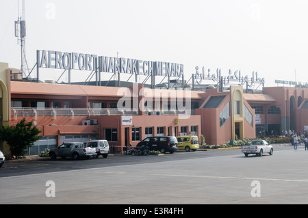 Bei Ankunft am Internationalen Flughafen Marrakesch Menara, Marokko Stockfoto