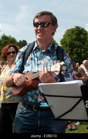 2014 Ukulele Festival of Great Britain, Cheltenham Spa, UK Stockfoto