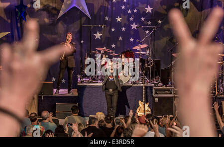 Clarkston, Michigan, USA. 27. Juni 2014. RINGO STARR and His All Starr Band auf der '' 12. All Starr Band Tour'' DTE Energy Music Theatre in Clarkston Mi am 27. Juni 2014 Credit: Marc Nader/ZUMA Wire/ZUMAPRESS.com/Alamy Live News Stockfoto