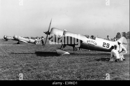 Dieses Foto aus der Charles M. Daniels Collection zeigt das Laird-Turner Special, ein bekanntes Luftsportflugzeug, das von Piloten wie Roscoe Turner in den 1930er Jahren eingesetzt wurde Stockfoto