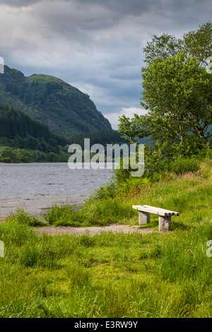 Platz am Loch Lubnaig Schottland Stockfoto